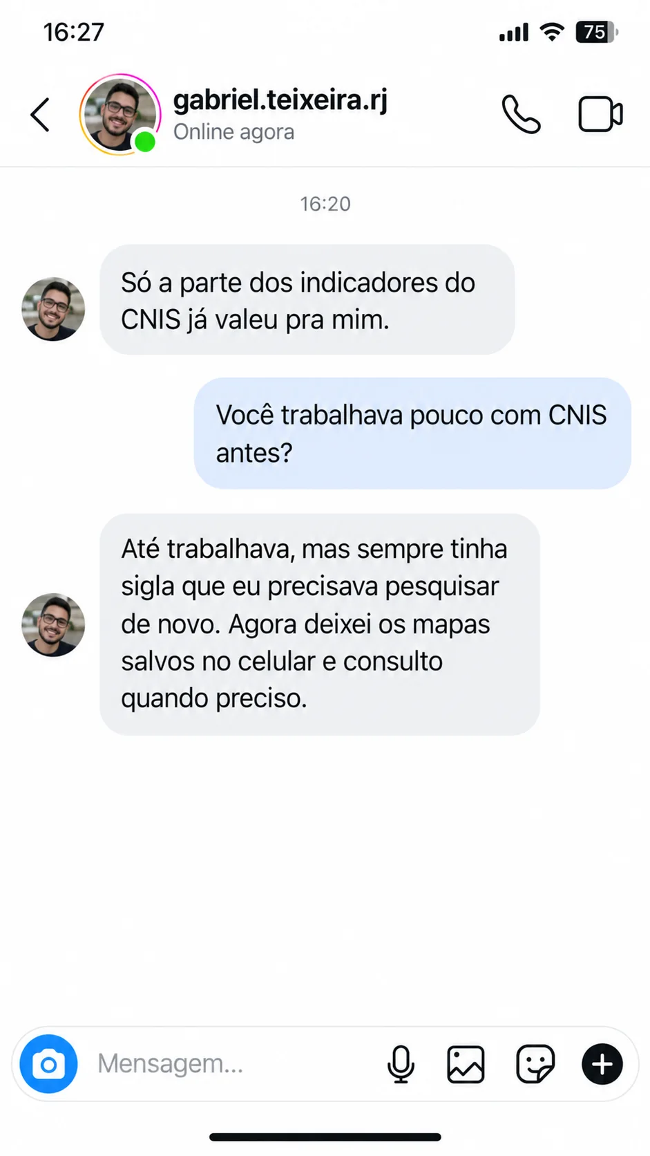 Depoimento 7 de profissional sobre os mapas mentais previdenciários